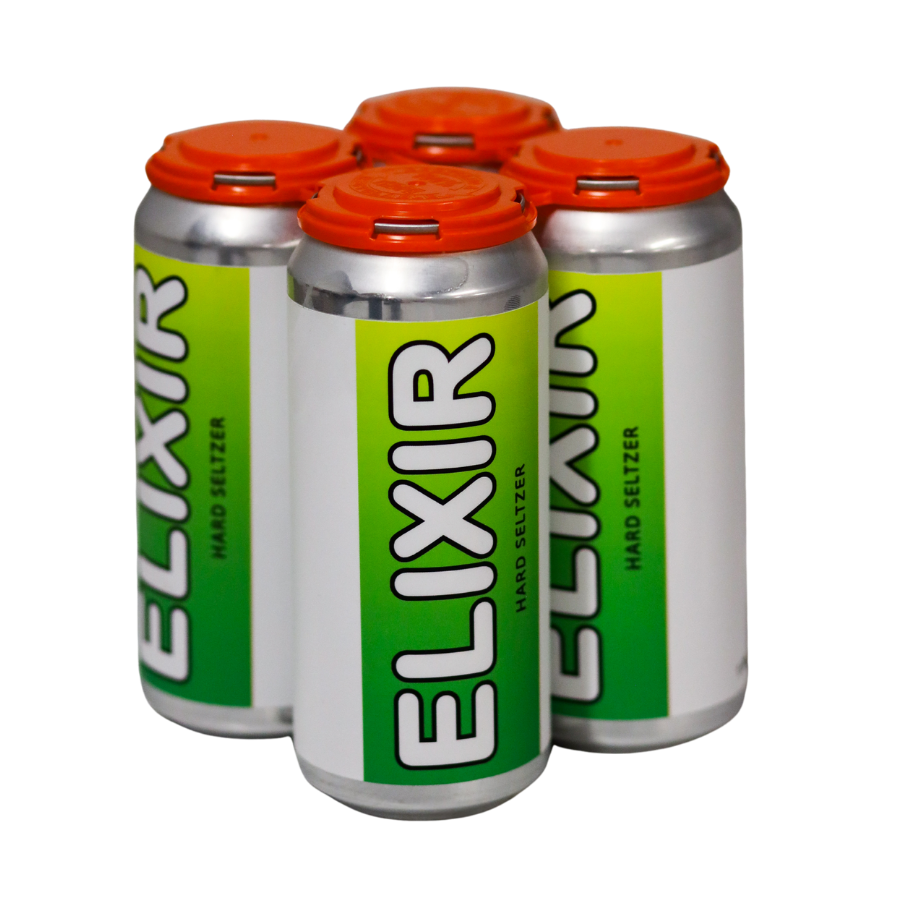 Elixir Ginger Lemon Seltzer 4pk/16 Oz